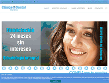 Tablet Screenshot of dentalmaritimo.com